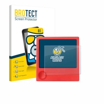 Vorderseite einer Produktverpackung mit dem Markenlogo BROTECT. Daneben ist das Gerät PicPak E-Ink Display mit dem zugehörigen