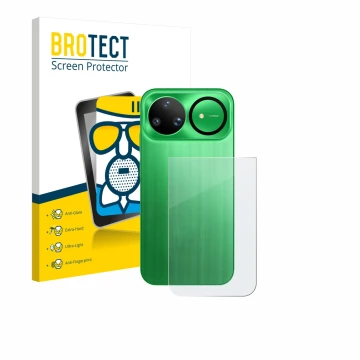 Vorderseite einer Produktverpackung mit dem Markenlogo BROTECT. Daneben ist das Gerät Huawei Nova 15 Ultra (Rückseite) mit dem