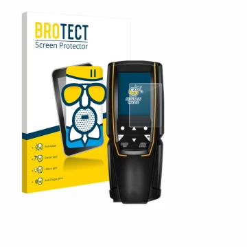 Vorderseite einer Produktverpackung mit dem Markenlogo BROTECT. Daneben ist das Gerät Testo 310 (2. Gen.) mit dem zugehörigen 