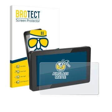 Vorderseite einer Produktverpackung mit dem Markenlogo BROTECT. Daneben ist das Gerät Innovv N1 5.5