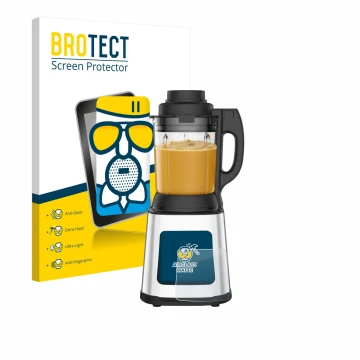 Vorderseite einer Produktverpackung mit dem Markenlogo BROTECT. Daneben ist das Gerät Moulinex LM83SD10 mit dem zugehörigen Di