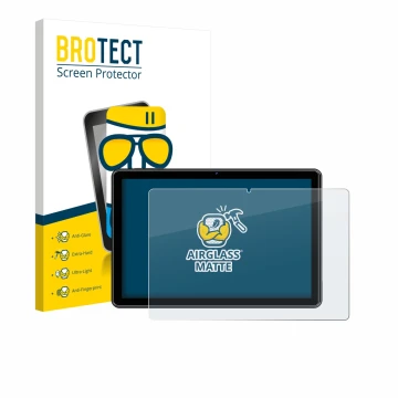 Vorderseite einer Produktverpackung mit dem Markenlogo BROTECT. Daneben ist das Gerät Hasskya K30/K50/K70 10.1