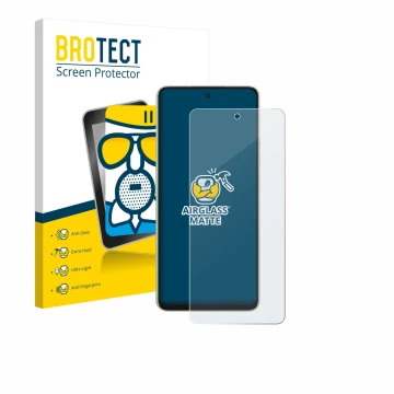 Vorderseite einer Produktverpackung mit dem Markenlogo BROTECT. Daneben ist das Gerät Oppo A5 Energy mit dem zugehörigen Displ