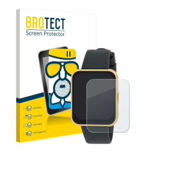 Vorderseite einer Produktverpackung mit dem Markenlogo BROTECT. Daneben ist das Gerät Liu Jo Mini Slim 2.0 mit dem zugehörigen