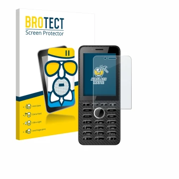 Vorderseite einer Produktverpackung mit dem Markenlogo BROTECT. Daneben ist das Gerät Energizer E288S mit dem zugehörigen Disp