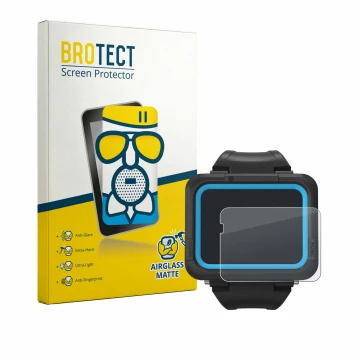 Vorderseite einer Produktverpackung mit dem Markenlogo BROTECT. Daneben ist das Gerät Shearwater PEREGRINE dive computer mit d
