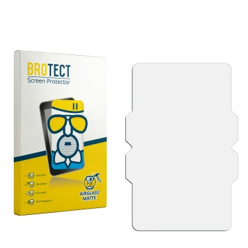 Vorderseite einer Produktverpackung mit dem Markenlogo BROTECT. Daneben ist der zugehörige Displayschutz.