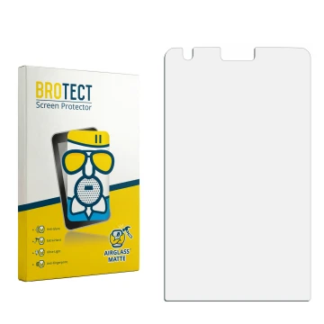 Vorderseite einer Produktverpackung mit dem Markenlogo BROTECT. Daneben ist der zugehörige Displayschutz.