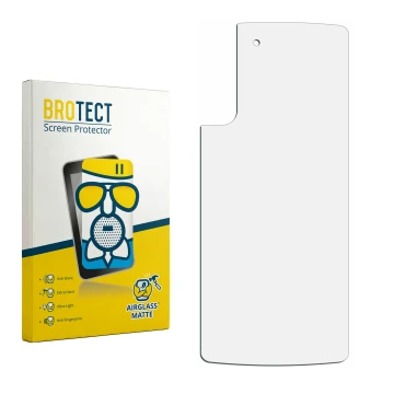 Vorderseite einer Produktverpackung mit dem Markenlogo BROTECT. Daneben ist der zugehörige Displayschutz.