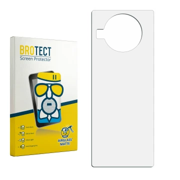 Vorderseite einer Produktverpackung mit dem Markenlogo BROTECT. Daneben ist der zugehörige Displayschutz.