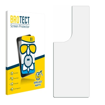 Vorderseite einer Produktverpackung mit dem Markenlogo BROTECT. Daneben ist der zugehörige Displayschutz.