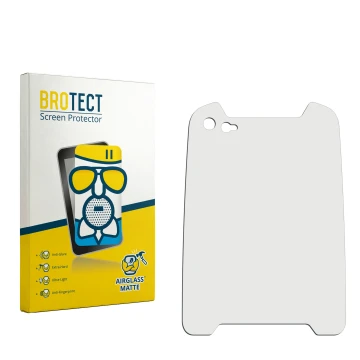 Vorderseite einer Produktverpackung mit dem Markenlogo BROTECT. Daneben ist der zugehörige Displayschutz.