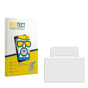 Vorderseite einer Produktverpackung mit dem Markenlogo BROTECT. Daneben ist der zugehörige Displayschutz.