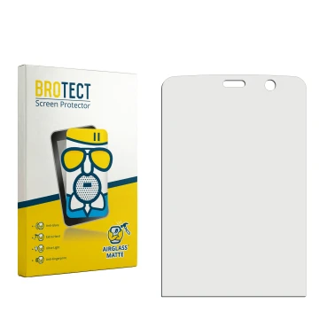 Vorderseite einer Produktverpackung mit dem Markenlogo BROTECT. Daneben ist der zugehörige Displayschutz.