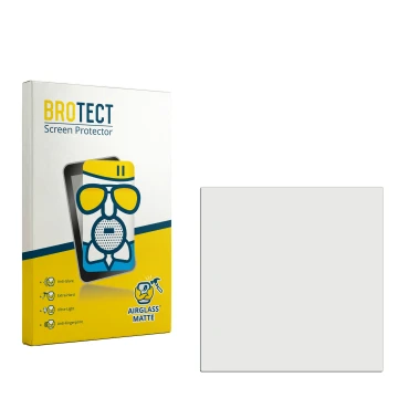 Vorderseite einer Produktverpackung mit dem Markenlogo BROTECT. Daneben ist der zugehörige Displayschutz.