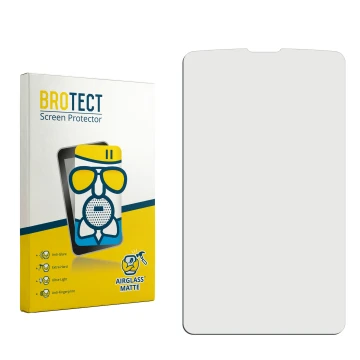 Vorderseite einer Produktverpackung mit dem Markenlogo BROTECT. Daneben ist der zugehörige Displayschutz.