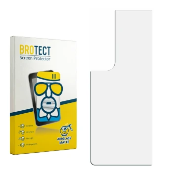 Vorderseite einer Produktverpackung mit dem Markenlogo BROTECT. Daneben ist der zugehörige Displayschutz.