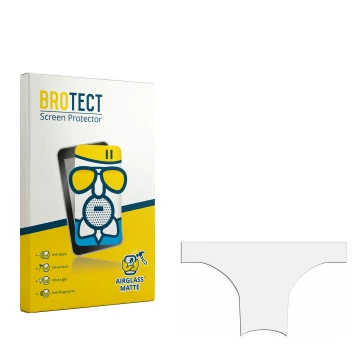 Vorderseite einer Produktverpackung mit dem Markenlogo BROTECT. Daneben ist der zugehörige Displayschutz.