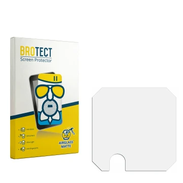 Vorderseite einer Produktverpackung mit dem Markenlogo BROTECT. Daneben ist der zugehörige Displayschutz.