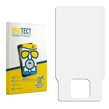 Vorderseite einer Produktverpackung mit dem Markenlogo BROTECT. Daneben ist der zugehörige Displayschutz.