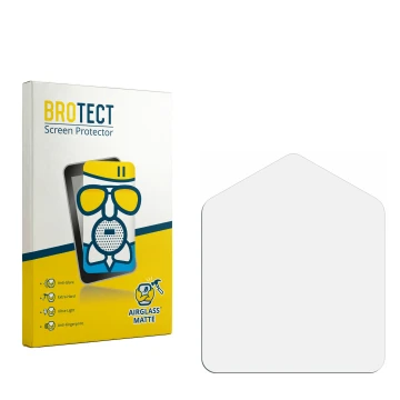 Vorderseite einer Produktverpackung mit dem Markenlogo BROTECT. Daneben ist der zugehörige Displayschutz.