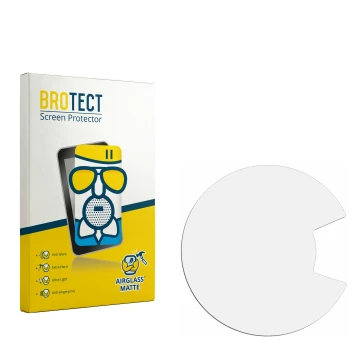 Vorderseite einer Produktverpackung mit dem Markenlogo BROTECT. Daneben ist der zugehörige Displayschutz.