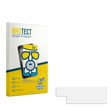 Vorderseite einer Produktverpackung mit dem Markenlogo BROTECT. Daneben ist der zugehörige Displayschutz.