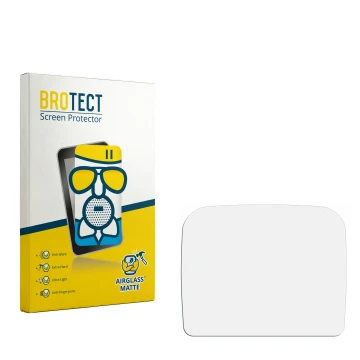 Vorderseite einer Produktverpackung mit dem Markenlogo BROTECT. Daneben ist der zugehörige Displayschutz.