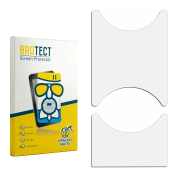 Vorderseite einer Produktverpackung mit dem Markenlogo BROTECT. Daneben ist der zugehörige Displayschutz.