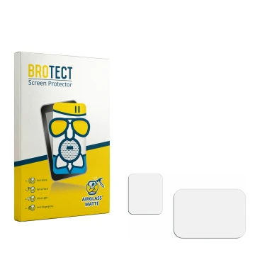 Vorderseite einer Produktverpackung mit dem Markenlogo BROTECT. Daneben ist der zugehörige Displayschutz.