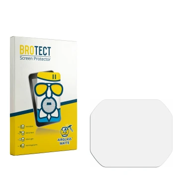 Vorderseite einer Produktverpackung mit dem Markenlogo BROTECT. Daneben ist der zugehörige Displayschutz.