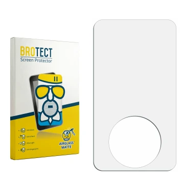 Vorderseite einer Produktverpackung mit dem Markenlogo BROTECT. Daneben ist der zugehörige Displayschutz.