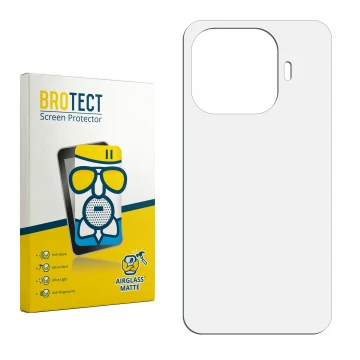 Vorderseite einer Produktverpackung mit dem Markenlogo BROTECT. Daneben ist der zugehörige Displayschutz.