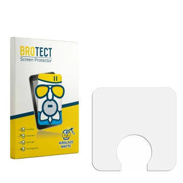 Vorderseite einer Produktverpackung mit dem Markenlogo BROTECT. Daneben ist der zugehörige Displayschutz.