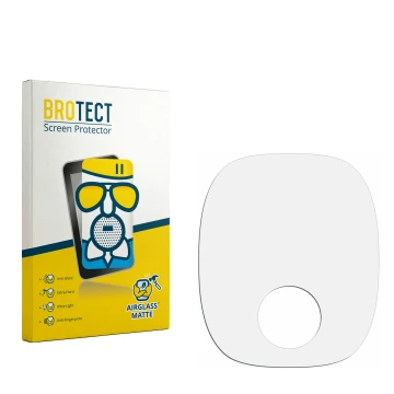 Vorderseite einer Produktverpackung mit dem Markenlogo BROTECT. Daneben ist der zugehörige Displayschutz.