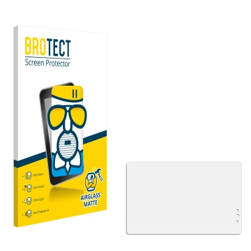 Vorderseite einer Produktverpackung mit dem Markenlogo BROTECT. Daneben ist der zugehörige Displayschutz.