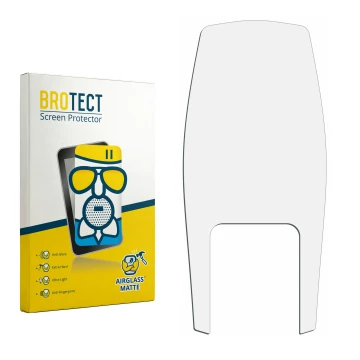 Vorderseite einer Produktverpackung mit dem Markenlogo BROTECT. Daneben ist der zugehörige Displayschutz.