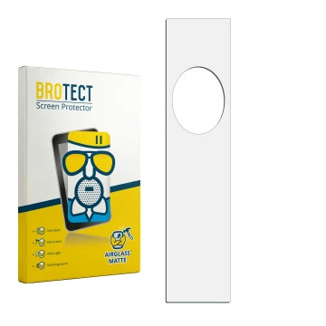 Vorderseite einer Produktverpackung mit dem Markenlogo BROTECT. Daneben ist der zugehörige Displayschutz.