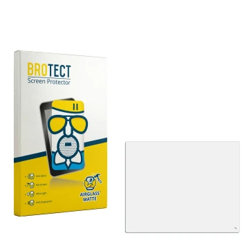 Vorderseite einer Produktverpackung mit dem Markenlogo BROTECT. Daneben ist der zugehörige Displayschutz.