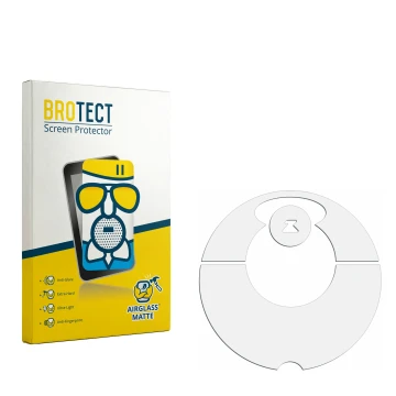 Vorderseite einer Produktverpackung mit dem Markenlogo BROTECT. Daneben ist der zugehörige Displayschutz.