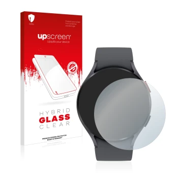 Vorderseite einer Produktverpackung mit dem Markenlogo upscreen. Daneben ist das Gerät Garmin Fenix 6S Pro mit dem zugehörigen