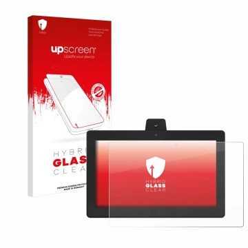 Vorderseite einer Produktverpackung mit dem Markenlogo upscreen. Daneben ist das Gerät GloryStar Tauri TTS-15 mit dem zugehöri