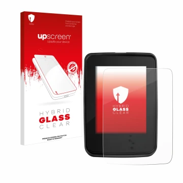 Vorderseite einer Produktverpackung mit dem Markenlogo upscreen. Daneben ist das Gerät Giant RideDash Evo mit dem zugehörigen 