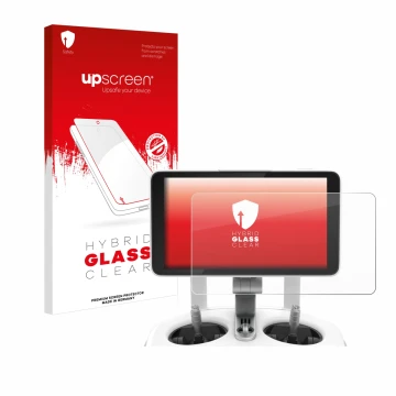 Vorderseite einer Produktverpackung mit dem Markenlogo upscreen. Daneben ist das Gerät DJI Phantom 4 Pro+/Adv+ 5.5