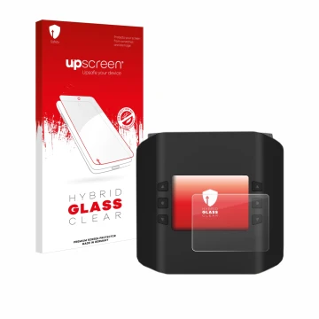 Vorderseite einer Produktverpackung mit dem Markenlogo upscreen. Daneben ist das Gerät ISDT Smart Duo Charger K4 mit dem zugeh
