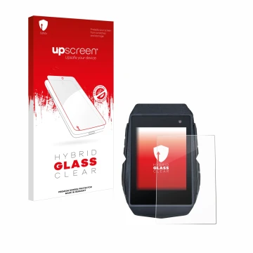 Vorderseite einer Produktverpackung mit dem Markenlogo upscreen. Daneben ist das Gerät Sigma ROX 11.1 Evo mit dem zugehörigen 