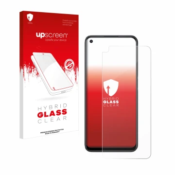 Vorderseite einer Produktverpackung mit dem Markenlogo upscreen. Daneben ist das Gerät OnePlus Nord CE 2 Lite 5G mit dem zugeh