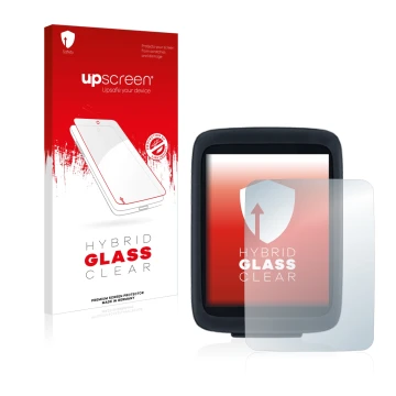 Vorderseite einer Produktverpackung mit dem Markenlogo upscreen. Daneben ist das Gerät Sigma BC 8.0 WL mit dem zugehörigen Dis