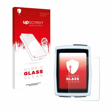 Vorderseite einer Produktverpackung mit dem Markenlogo upscreen. Daneben ist das Gerät Sigma BC 12.0 WL mit dem zugehörigen Di