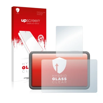 Vorderseite einer Produktverpackung mit dem Markenlogo upscreen. Daneben ist das Gerät DJI Osmo Action 3 mit dem zugehörigen D